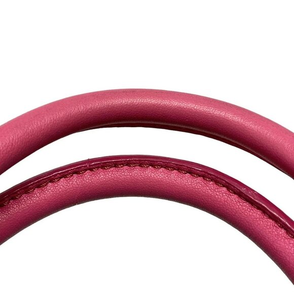 Auth DIOR/ChristianDior Cannage Stitch Pink Jacquard Leather Handbag - Picture 7 of 16